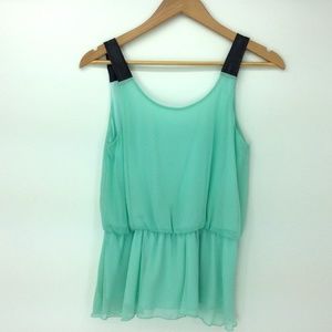 Freeway Women's Light Teal Feminine Tank Top